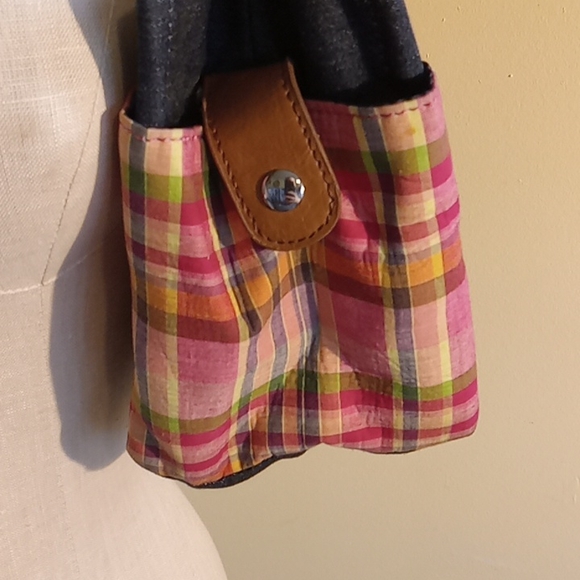 Vintage Tommy Hilfiger Plaid Mini Tote - Picture 3 of 7